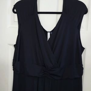 BLACK DRESS ANKLE LENGTH NEW YORK COLLECTION FOR WOMEN